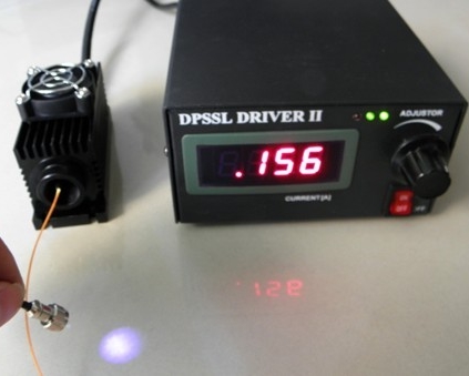 Fiber Coupled 405nm Laser TEC cooled Analog TTL modulation
